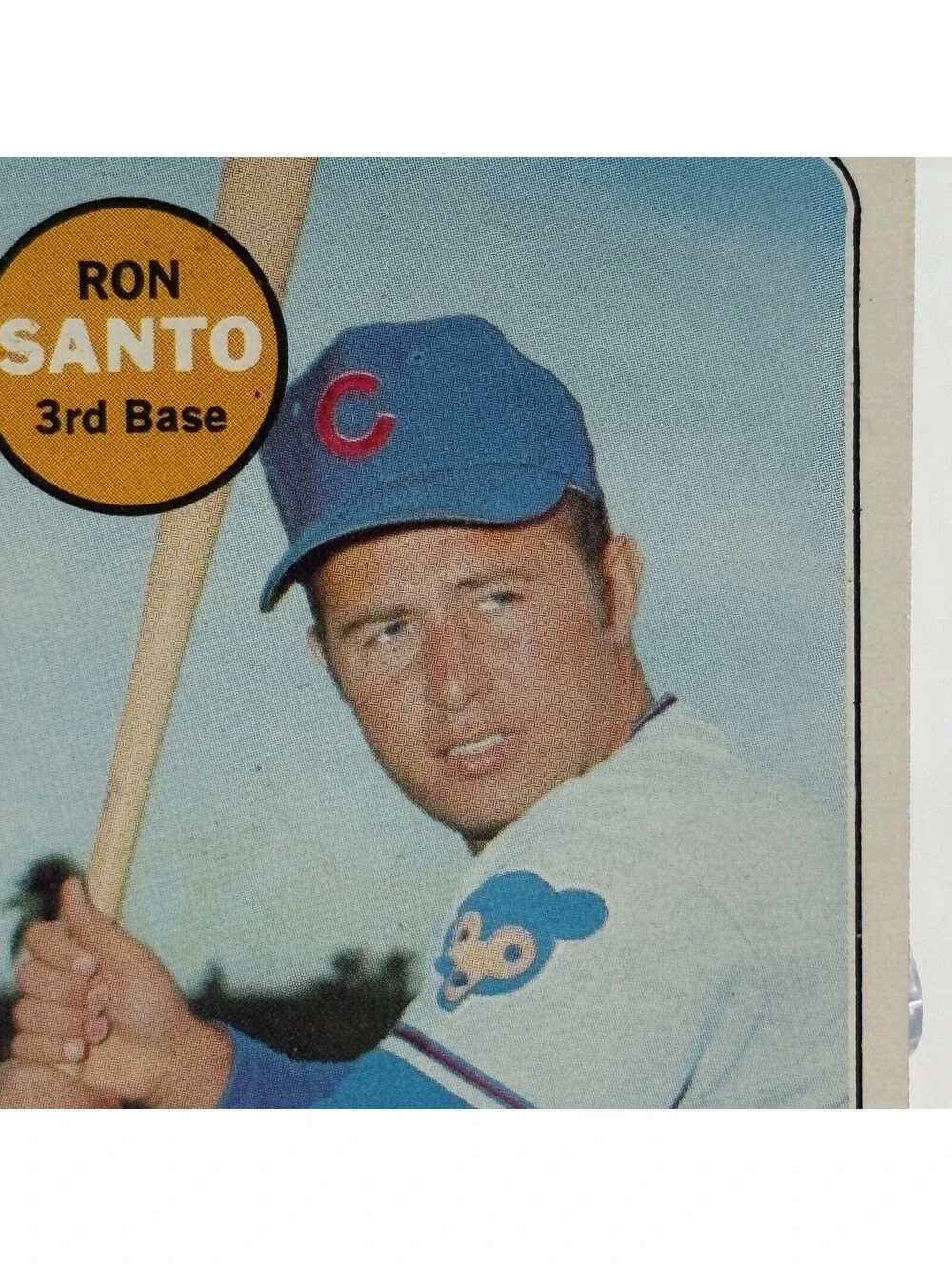 1969 Topps #570 Ron Santo Chicago Cubs Baseball Card Vintage MLB HOF Third Base